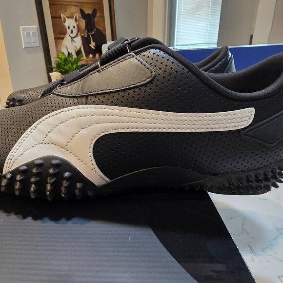 Puma Mostro PERF Sneakers Shoes Men's Size 10 397331-02 NEW BLACK WHITE - Picture 1 of 11